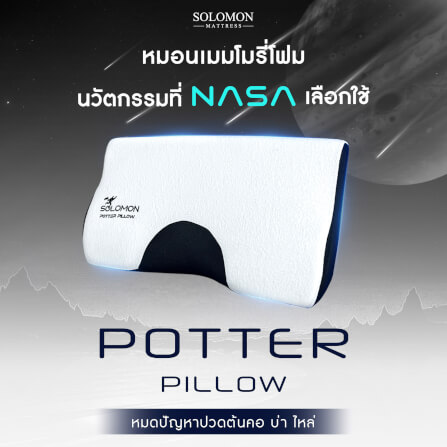 หมอนเมมโมรี่โฟม SOLOMON รุ่น POTTER PILLOW_1